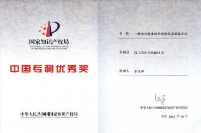 中國優(yōu)秀專利獎(jiǎng)